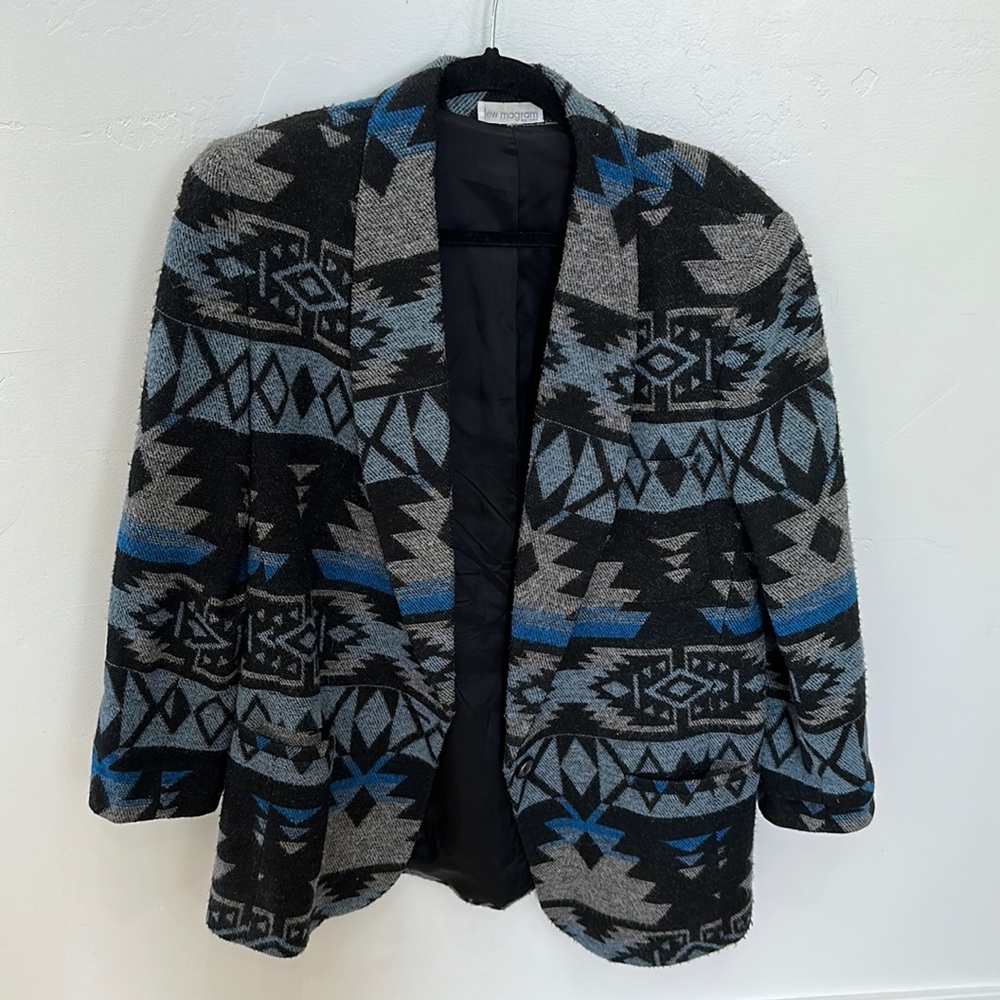 Oversized Blazer Jacket Pendleton Look - image 1